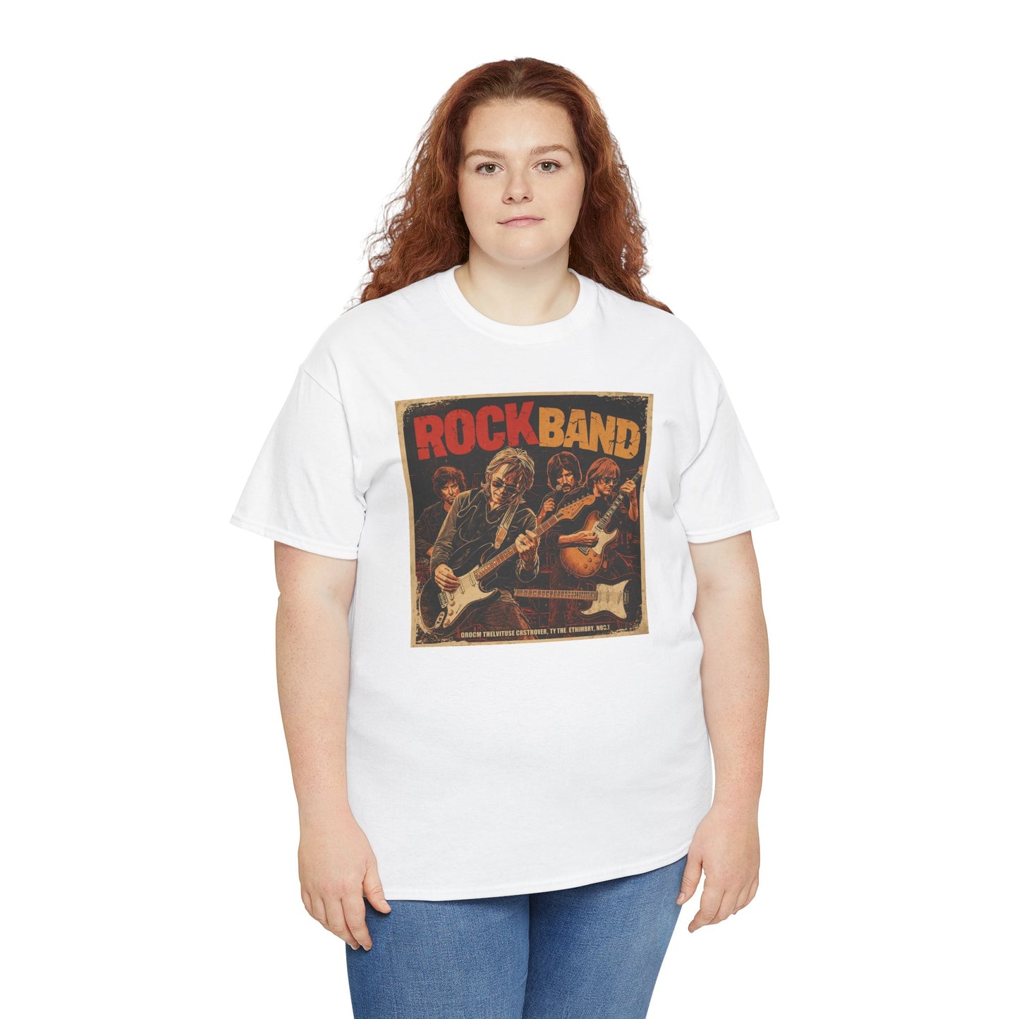 Rock Band Vintage Poster Art T-Shirt | Eco-Limited