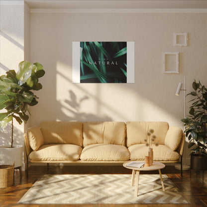Stay Natural Botanical Canvas Wall Art