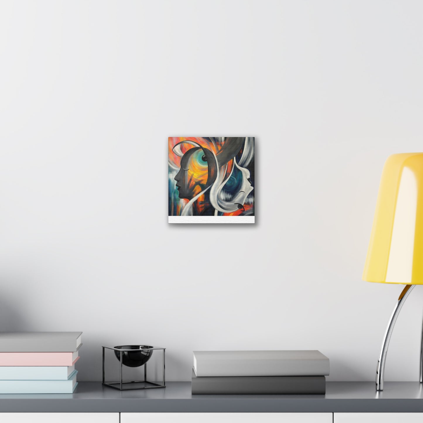 Abstract Expression Portrait Canvas | Eco-Limited