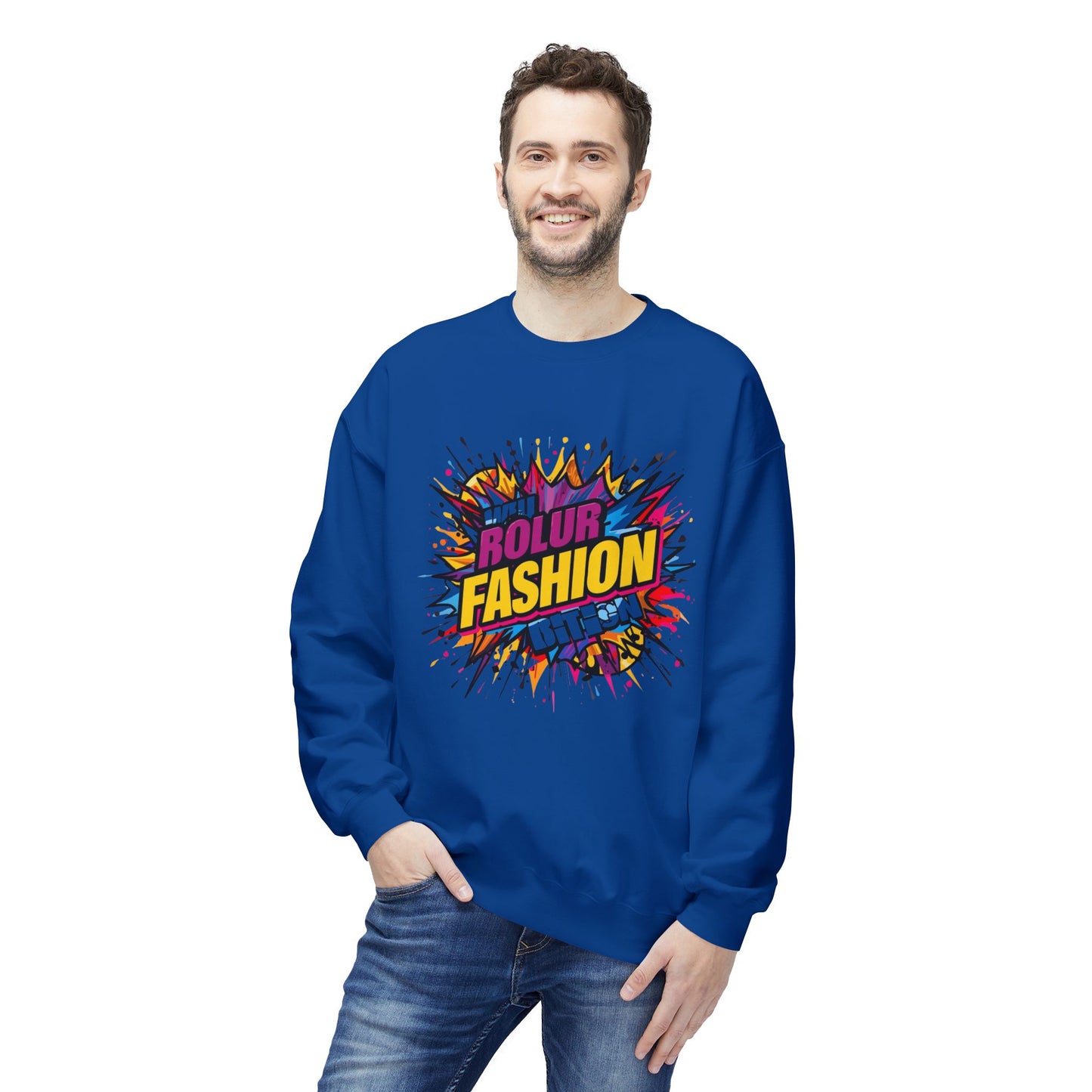 Retro Comic Pop Art Crewneck Sweatshirt