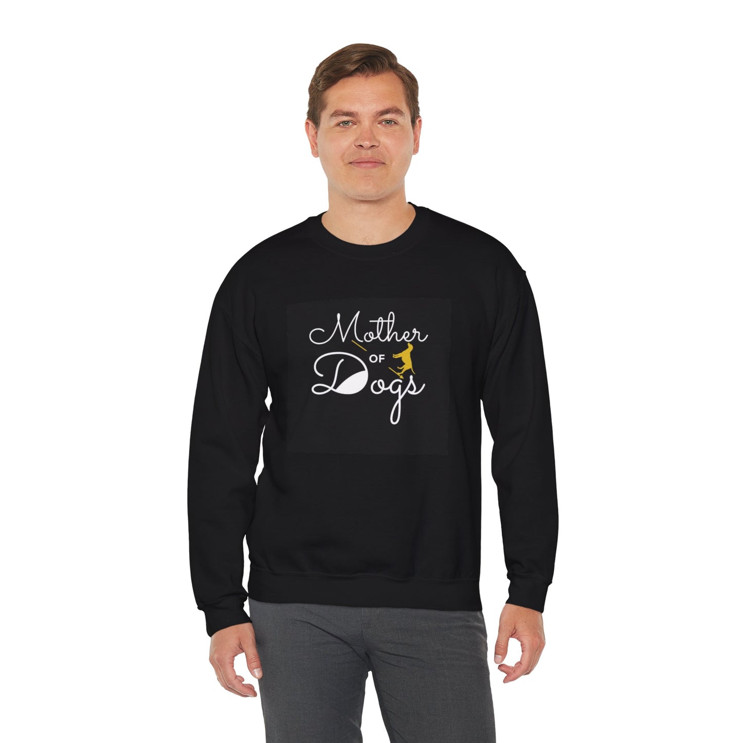 Mother of Dogs Text Graphic Sweater | Eco-Limited