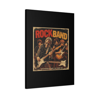 Rock Band Vintage Canvas Wall Art | Eco - Limited