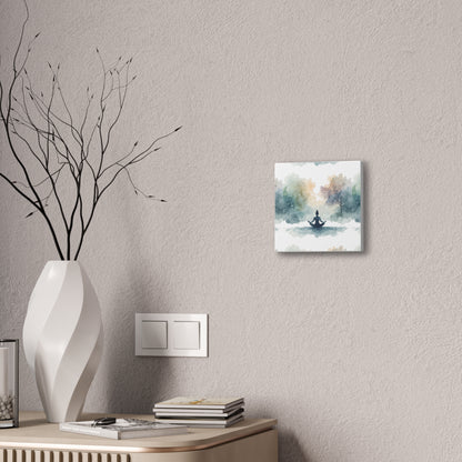 Peace Within Meditation Canvas Wall Art | Eco-Limited