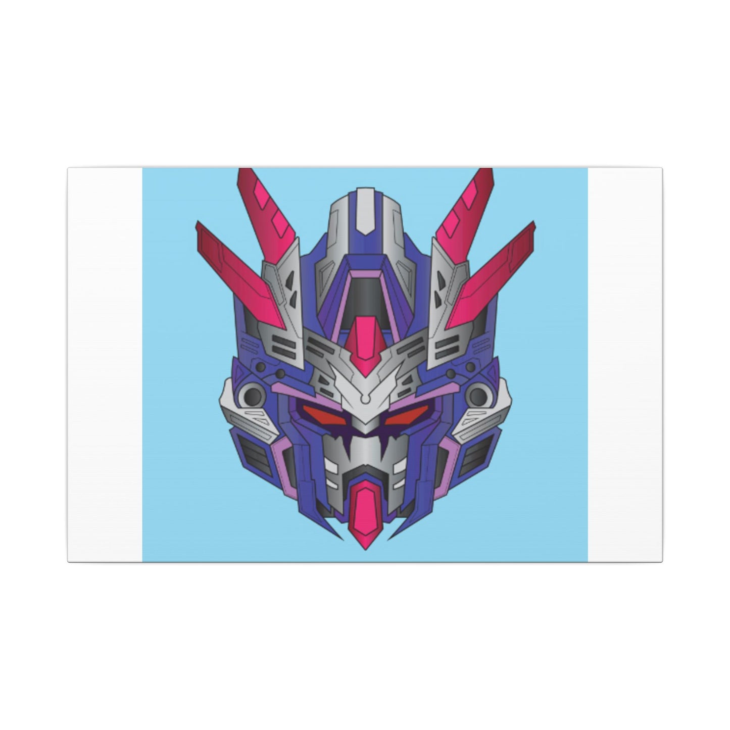 Mecha Warrior Helmet Organic Canvas
