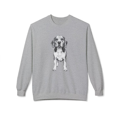 Beagle Sketch Minimal Art Sweatshirt | Eco-Limited