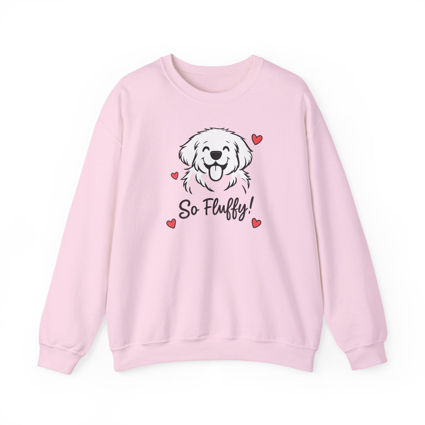So Fluffy Puppy Graphic Sweatshirt | Eco-Limited