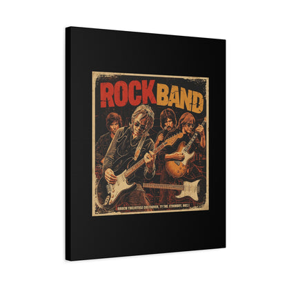 Rock Band Vintage Canvas Wall Art | Eco - Limited