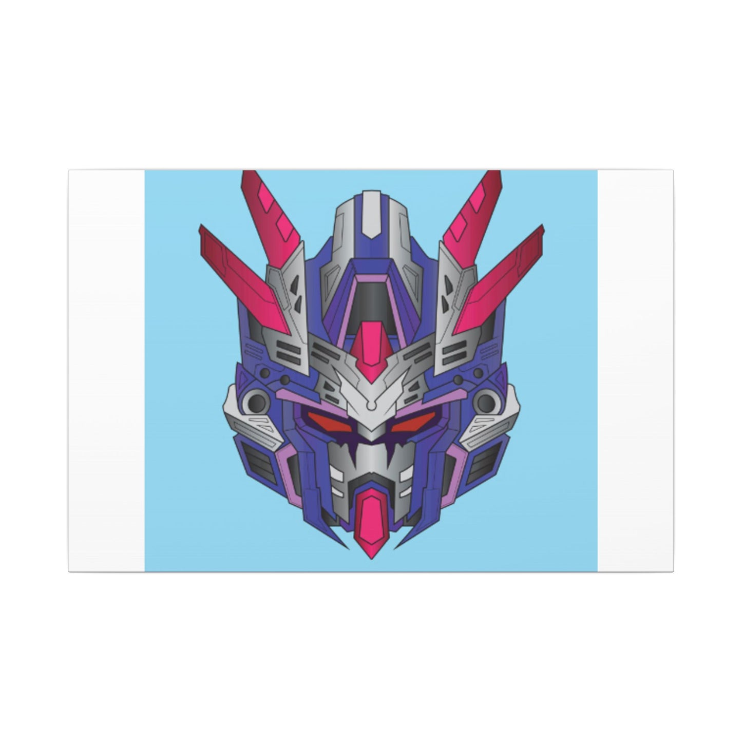Mecha Warrior Helmet Organic Canvas