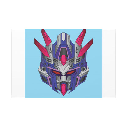 Mecha Warrior Helmet Organic Canvas