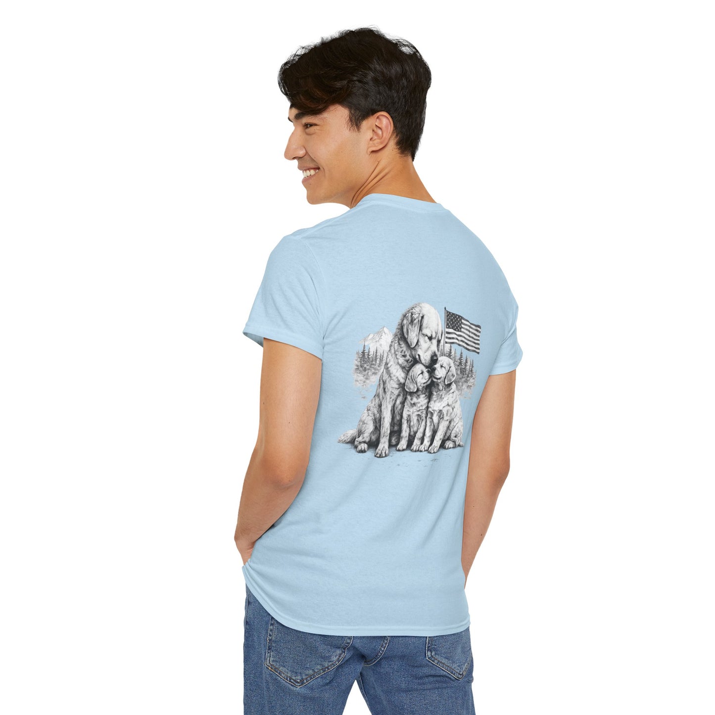 Guardian Bond Dog Family Graphic T-Shirt | Eco - Limited