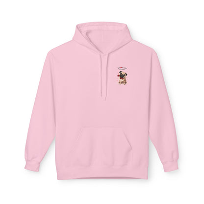 I Love You Forever Pug Hoodie | Eco-Limited
