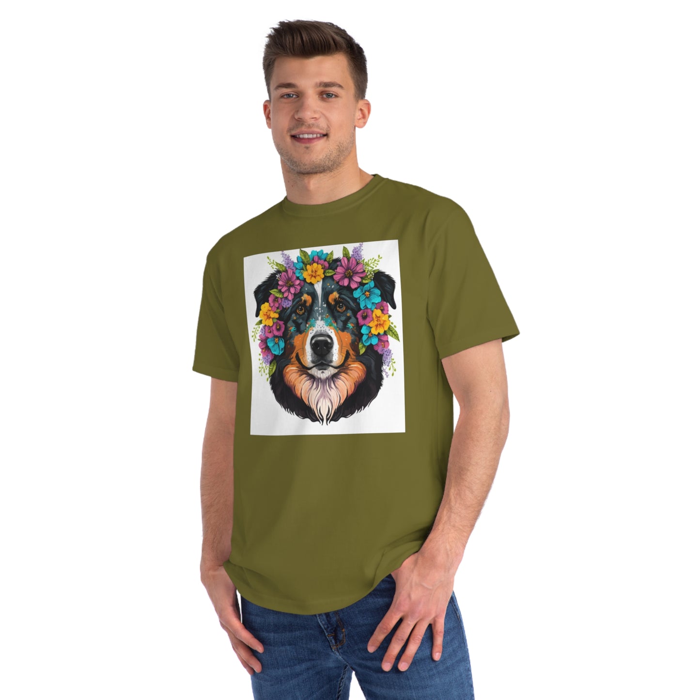 Floral Soul Dog Organic T-Shirt | Organic-Limited