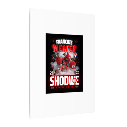 Baseball Team Player Poster