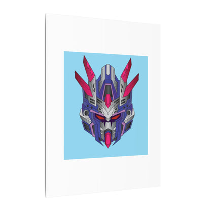 Mecha Warrior Helmet Organic Canvas