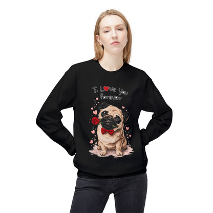 Pug Love Forever Sweater | Eco-Limited