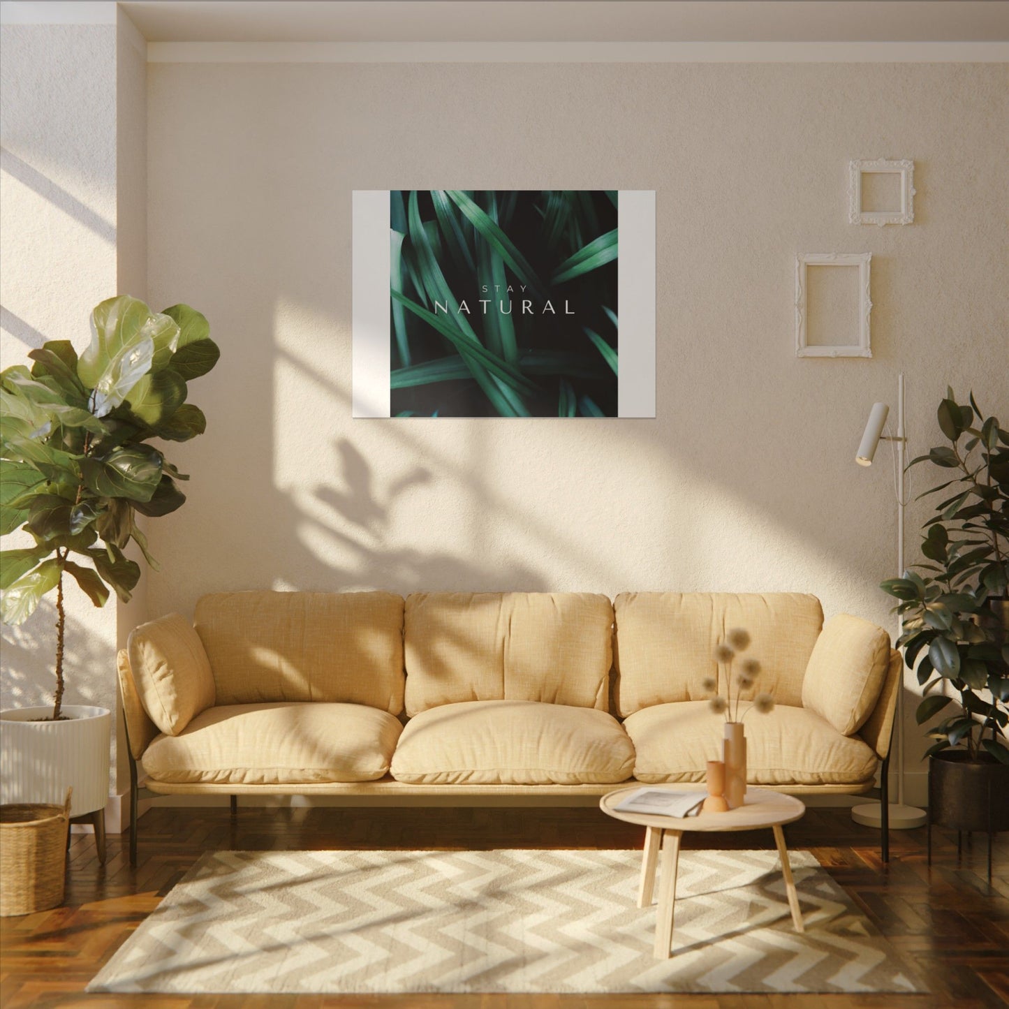 Stay Natural Botanical Canvas Wall Art