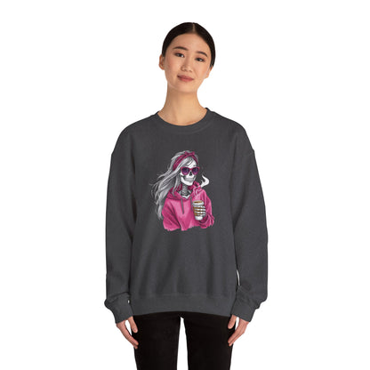 Coffee Rebel Skeleton Sweatshirt | Eco-Limited