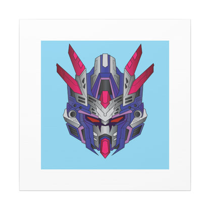 Mecha Warrior Helmet Organic Canvas