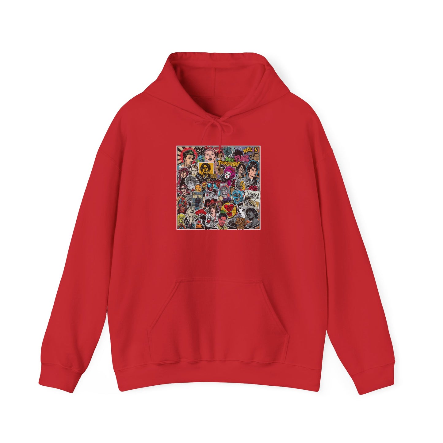 Rock Collage Street Art Hoodie | Eco-Limited