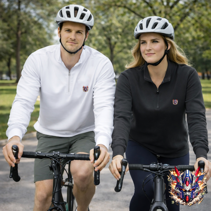 Patriot Mecha Helmet Graphic Zip-Up Hoodie | Eco - Limited