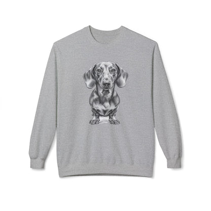 Dachshund Sketch Minimal Art Sweatshirt | Eco-Limited