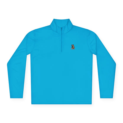 Respect The Paw Golden Retriever Quarter Zip Pullover | Eco-Limited