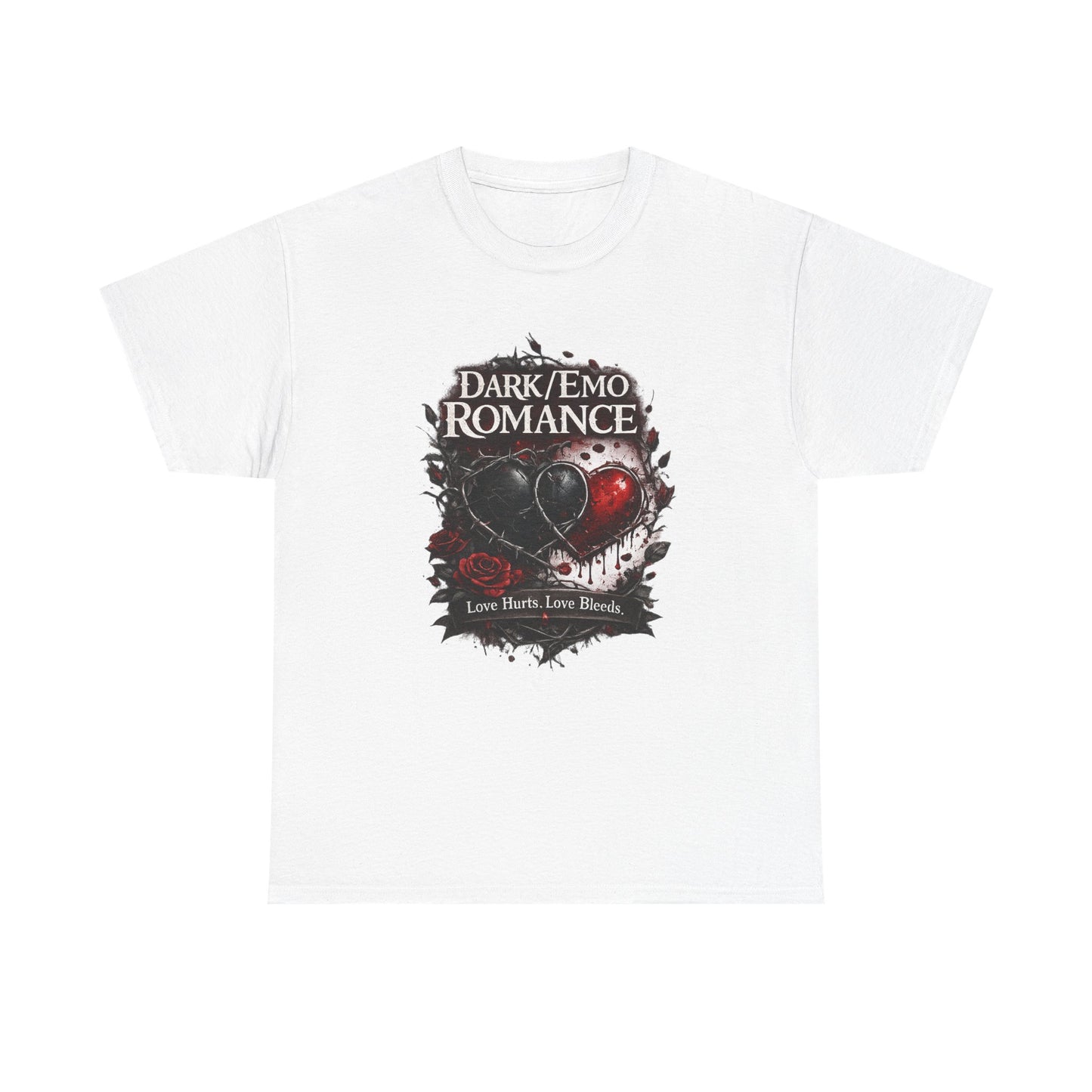 Dark Emo Romance Heart T-Shirt | Eco-Limited
