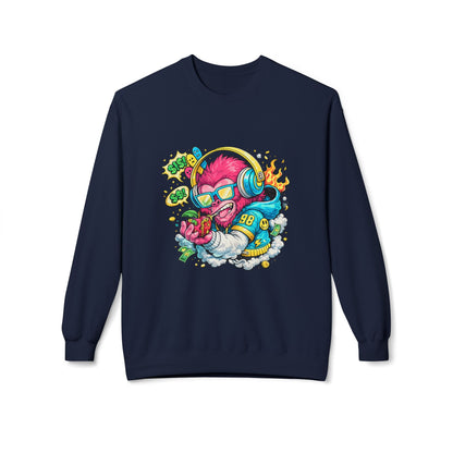 Juicy Vibes Monkey Graphic Sweater | Eco - Limited