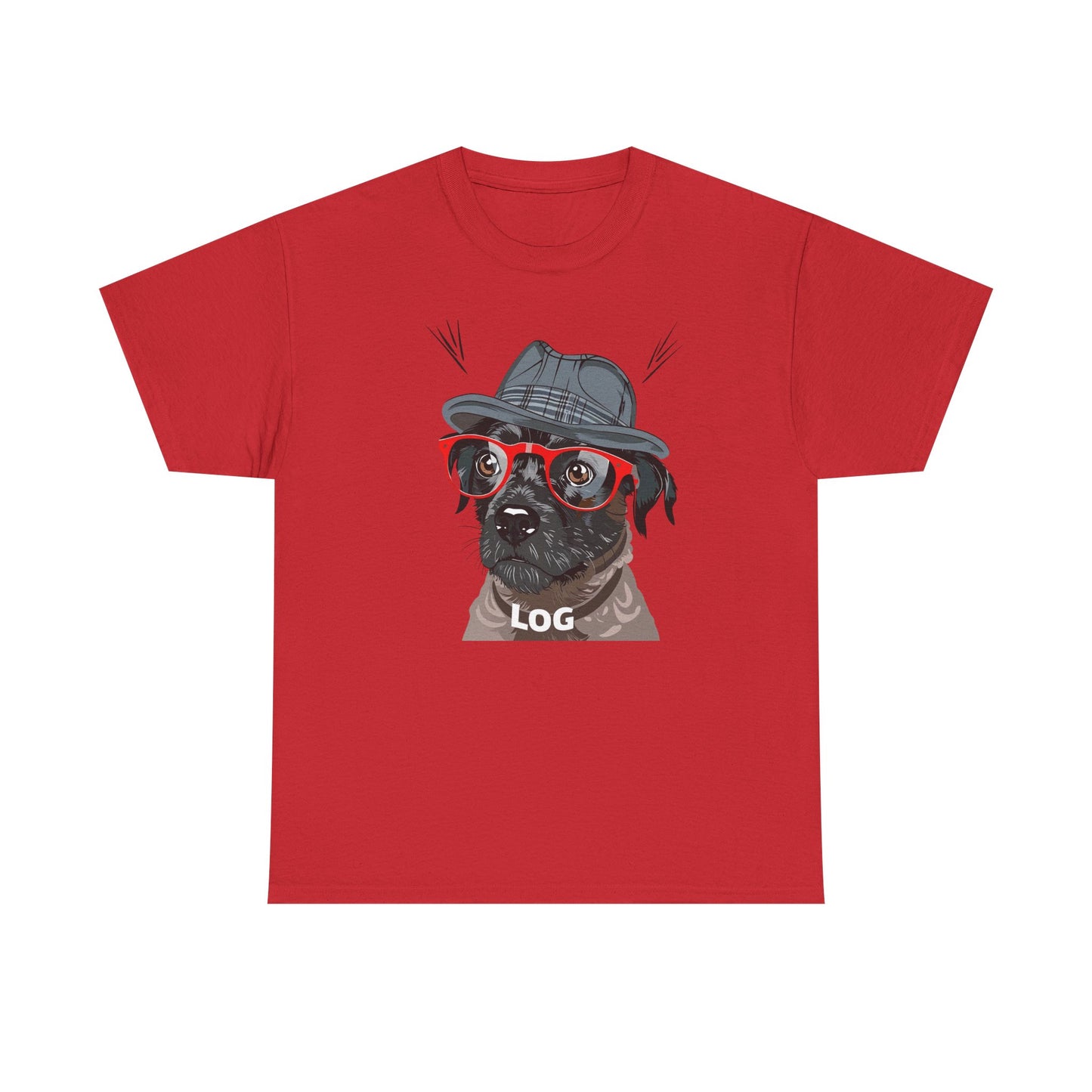 Hipster Dog Glasses T-Shirt | Eco-Limited