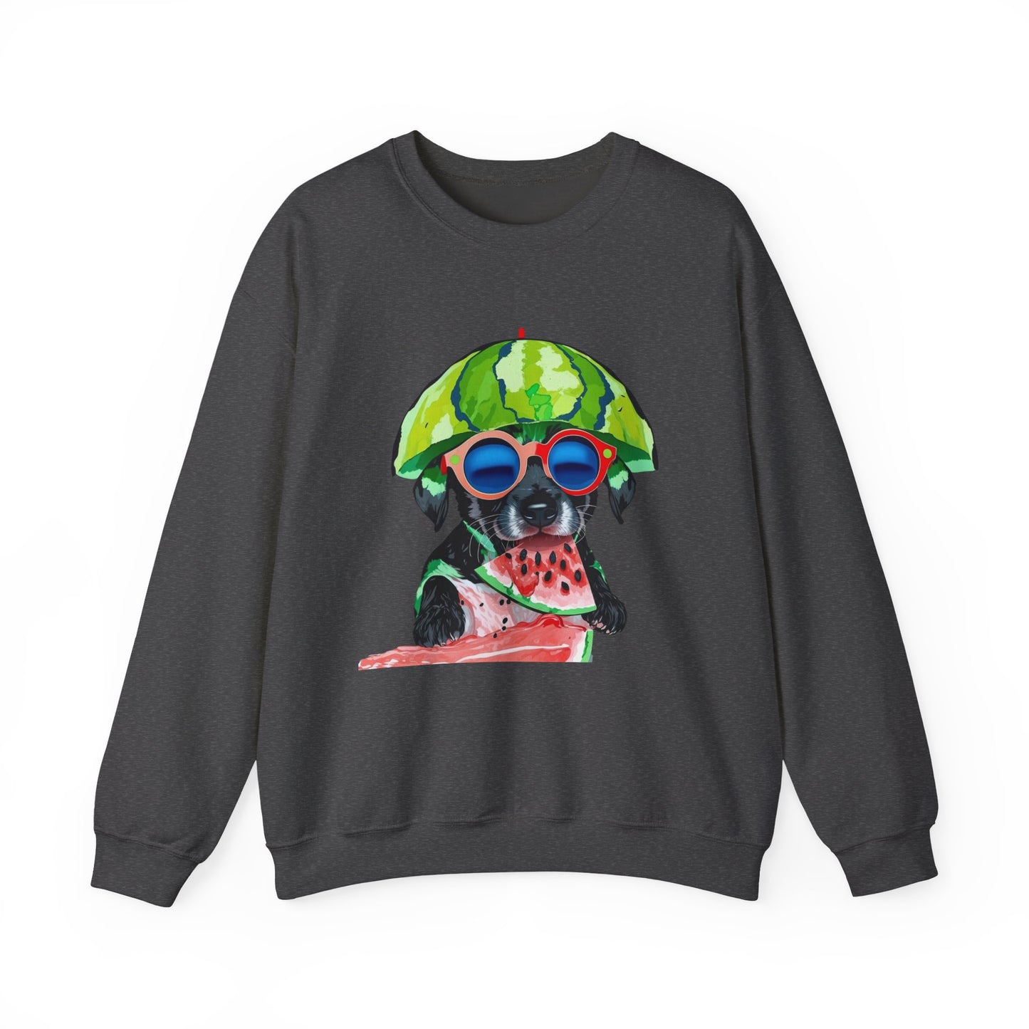 Dog in Helmet & Sunglasses Sweatshirt|Eco-Friendly - Limited