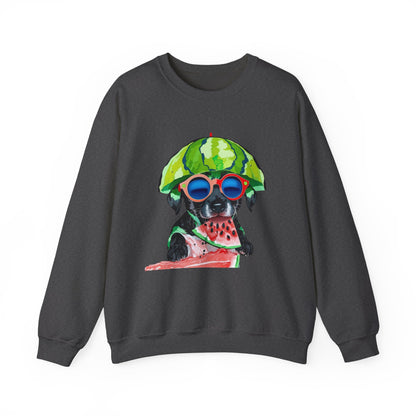 Dog in Helmet & Sunglasses Sweatshirt|Eco-Friendly - Limited