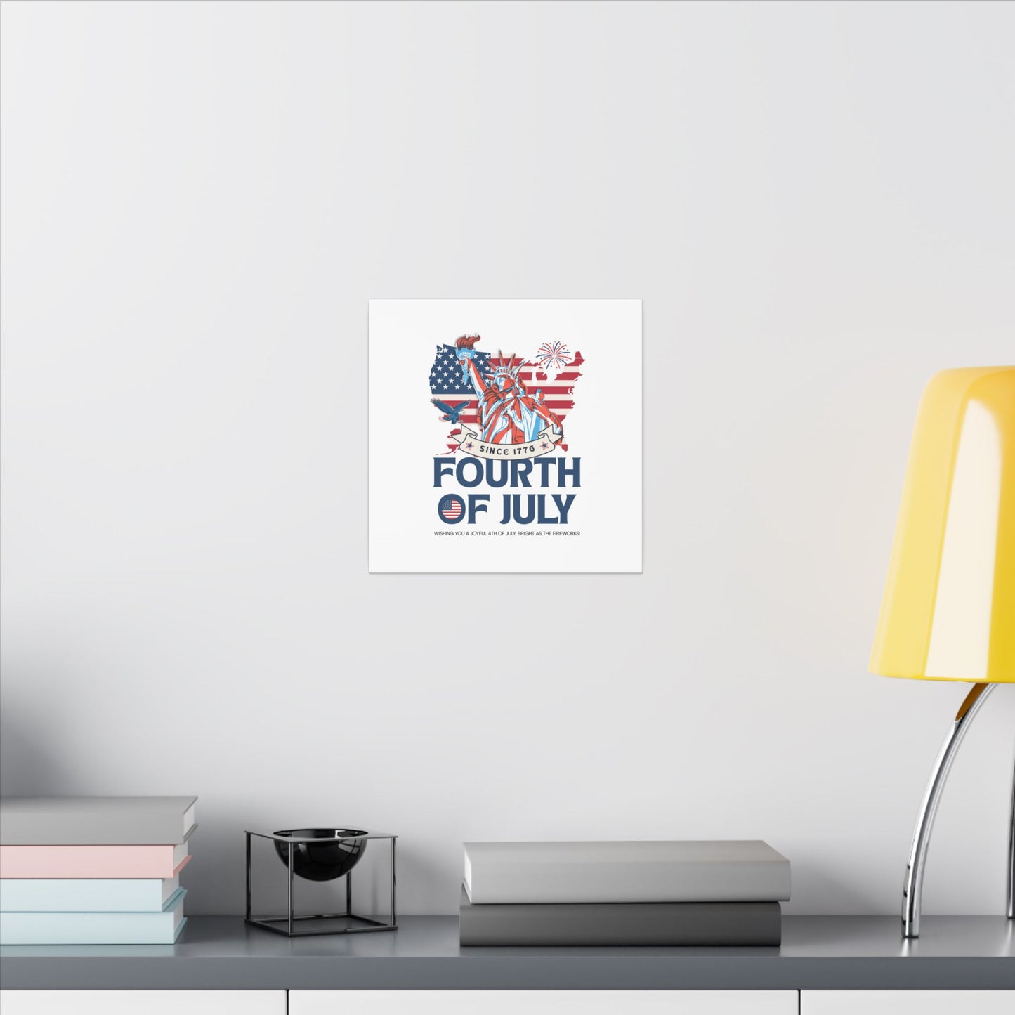 Fourth of July Canvas Wall Art