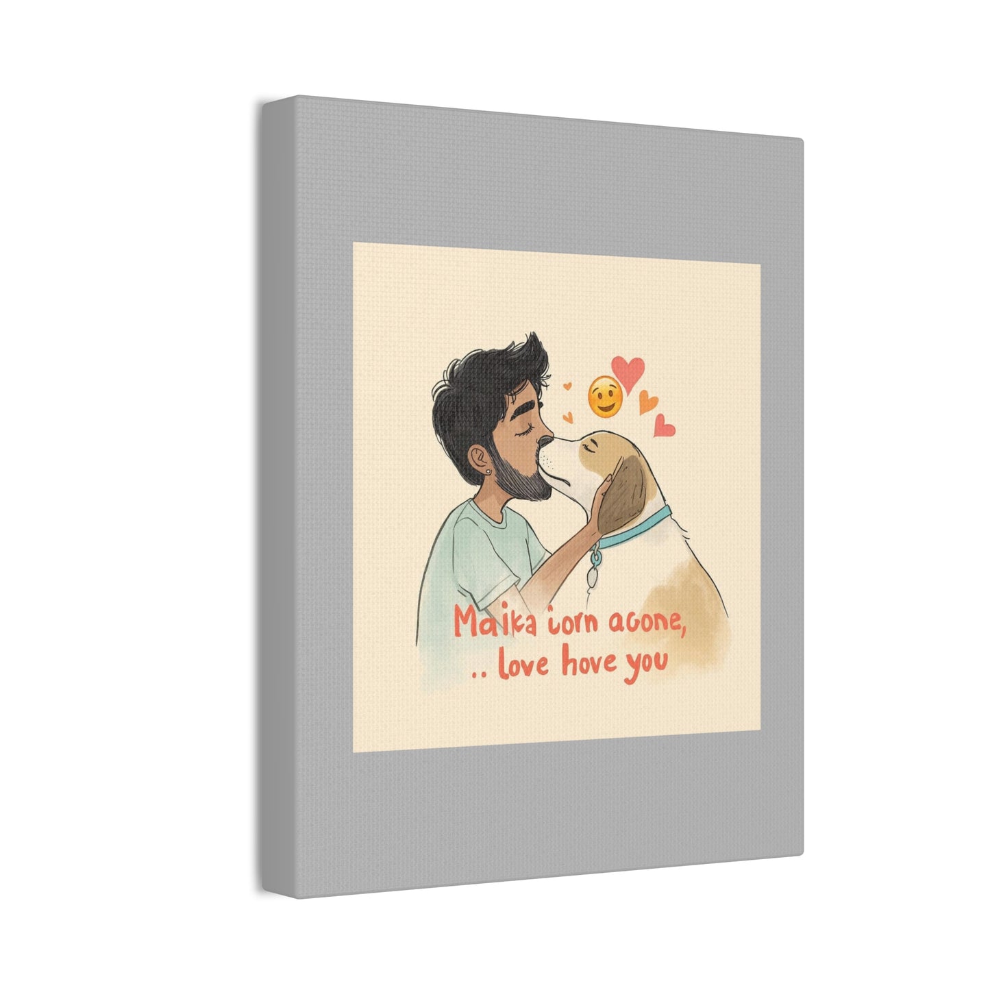 Love Never Leaves Canvas | Eco-Limited