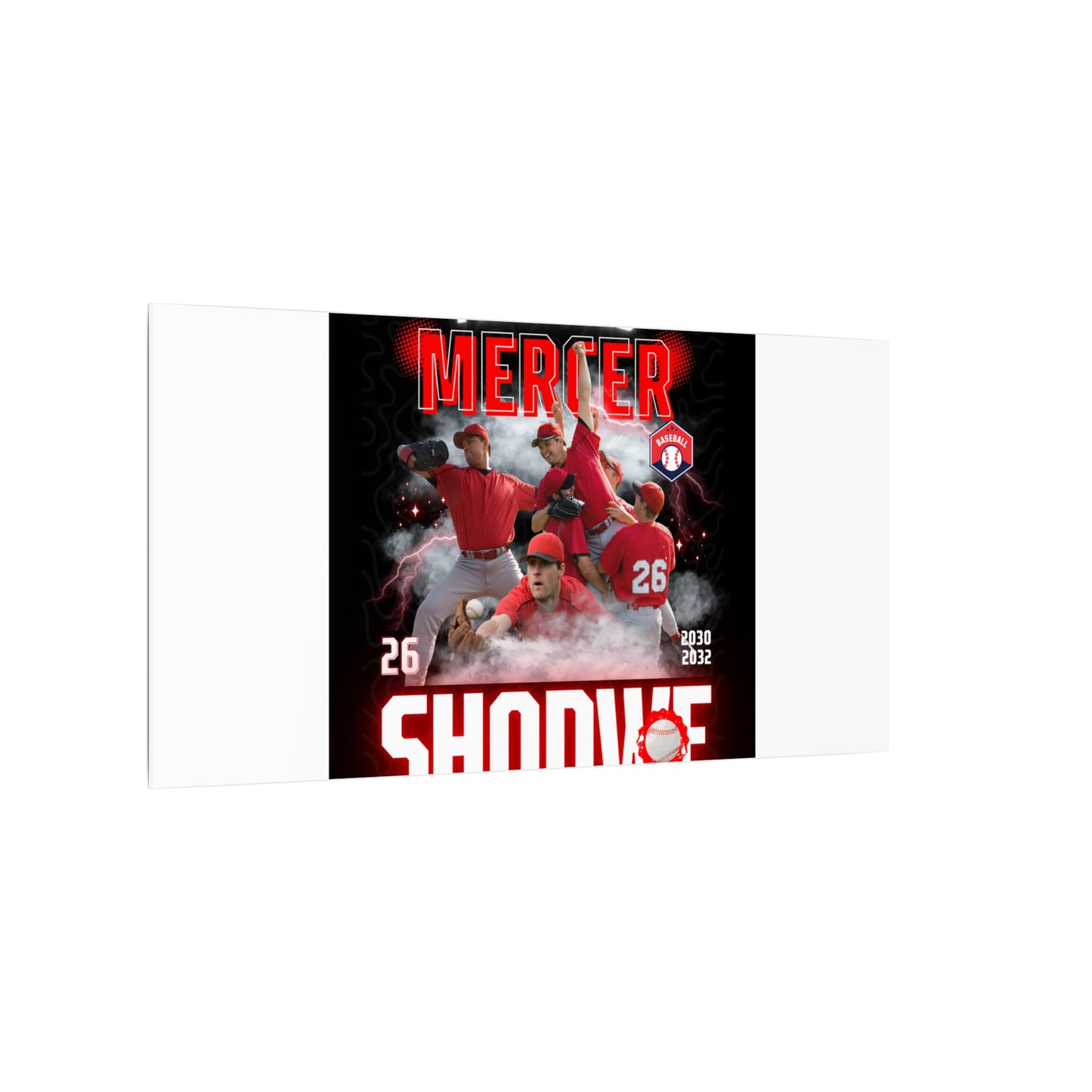 Baseball Team Player Poster