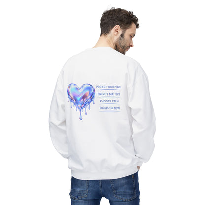 Protect Your Peace Heart Sweatshirt | Eco-Limited