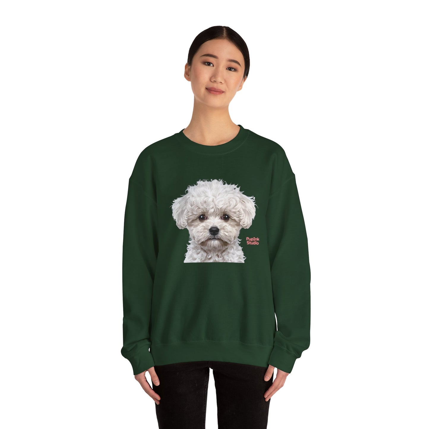 Poodle Portrait Graphic Sweater | Eco-Limited