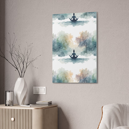 Peace Within Meditation Canvas Wall Art | Eco-Limited