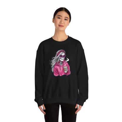 Coffee Rebel Skeleton Sweatshirt | Eco-Limited