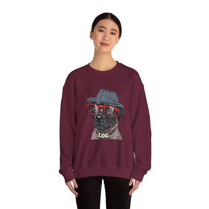 LOG Street Dog Art Sweatshirt | Eco-Limited