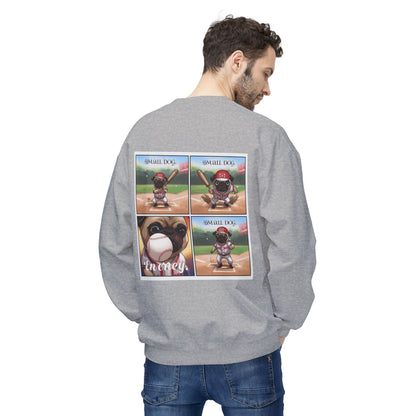 Small Dog Big Attitude Crewneck Sweatshirt | Eco-Limited