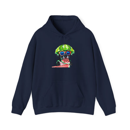Cute Watermelon Pup Graphic Hoodie|Eco-Friendly - Limited