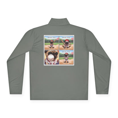 Small Dog Big Energy Quarter Zip | Eco-Limited