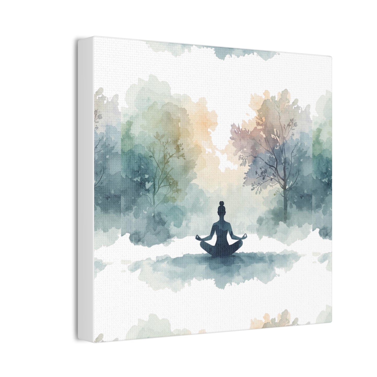 Peace Within Meditation Canvas Wall Art | Eco-Limited
