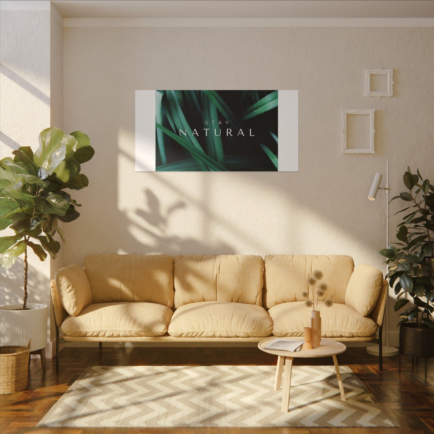 Stay Natural Botanical Canvas Wall Art