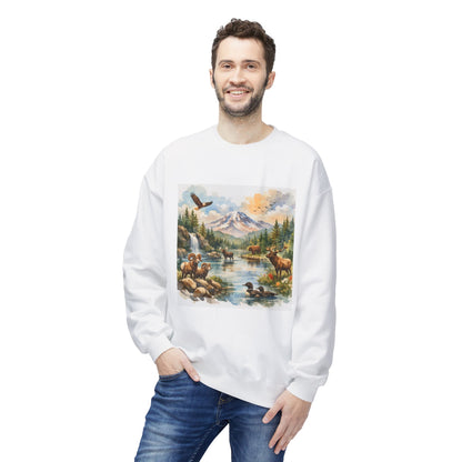 Wild American Landscape Graphic Sweater | Eco - Limited