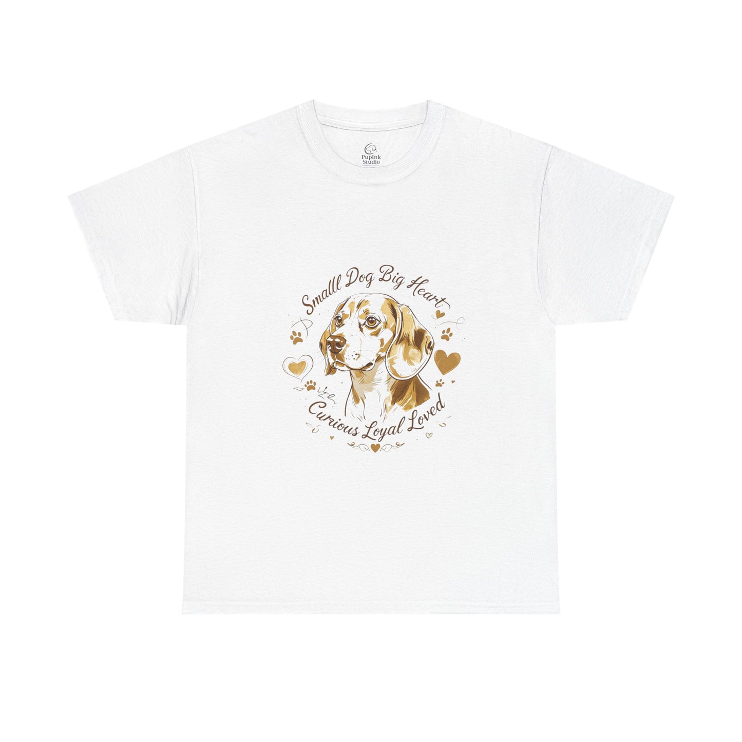 Beagle Small Dog Big Heart T-Shirt | Eco-Limited