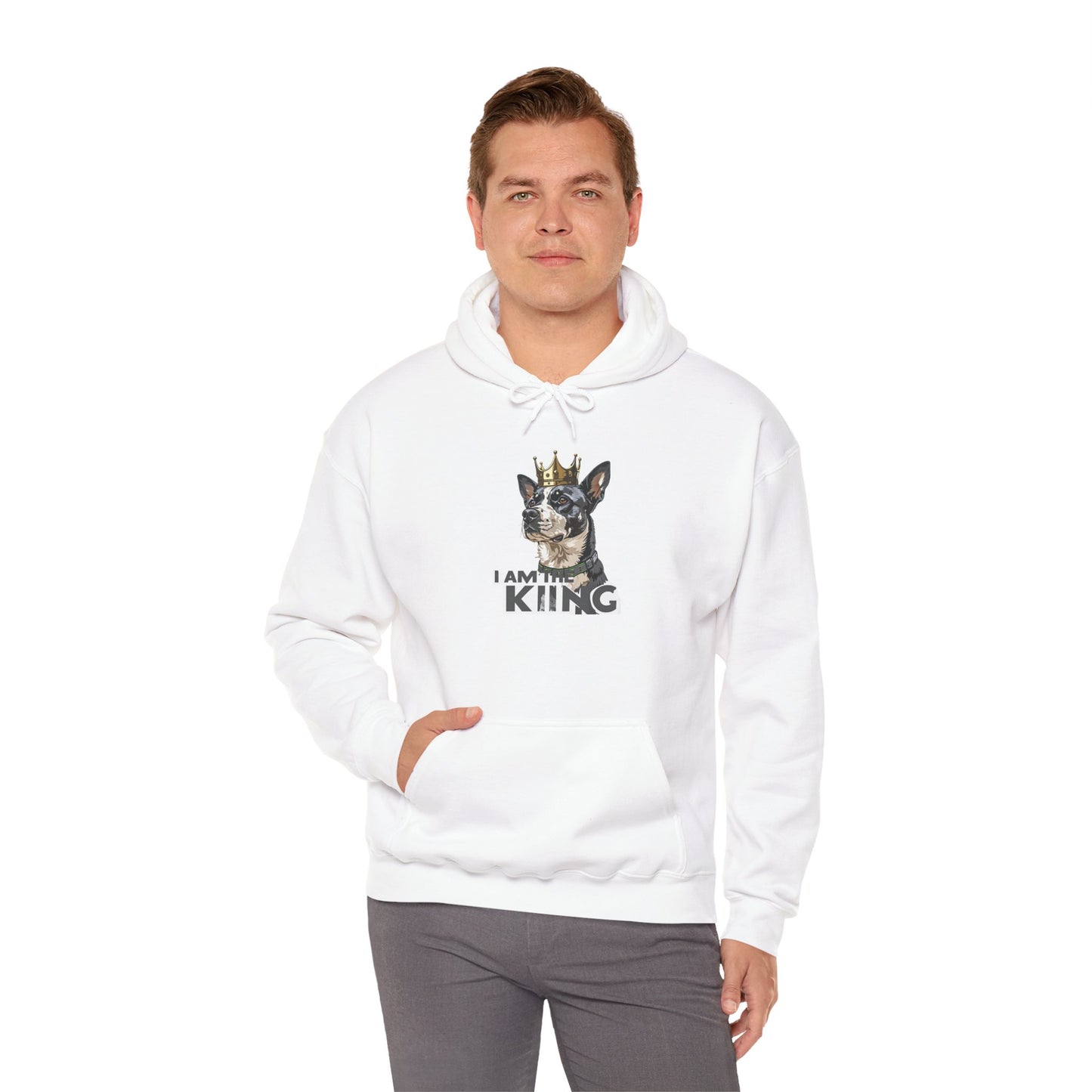 I Am King Dog Hoodie | Eco-Limited