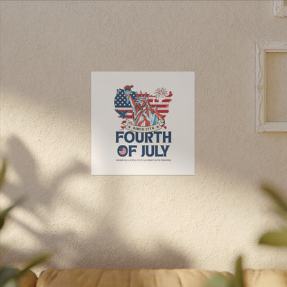 Fourth of July Canvas Wall Art