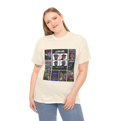 Animated Band Collage Street Art Graphic Tee | Eco-Limited