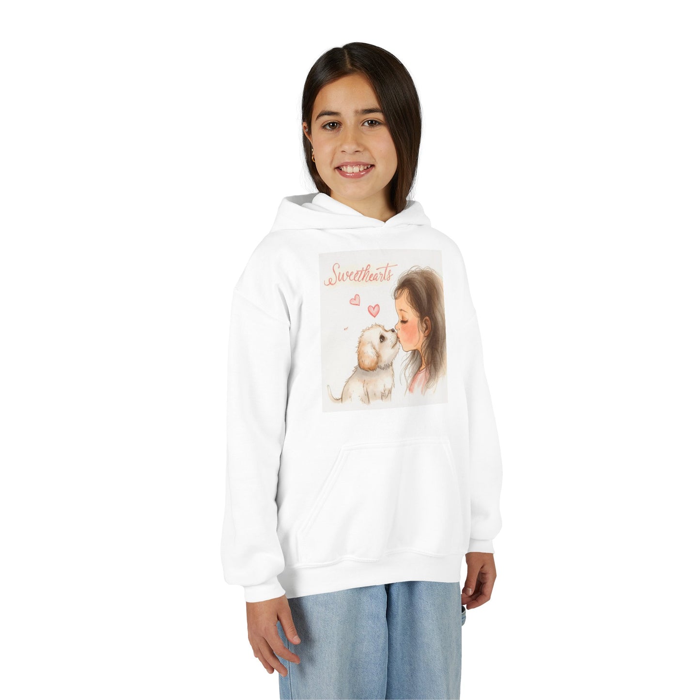 Sweethearts Puppy Moment Children Hoodie | Eco-Limited